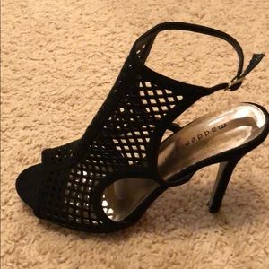 Black 4” heels